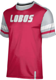 ProSphere New Mexico Lobos Red Old School Short Sleeve T Shirt