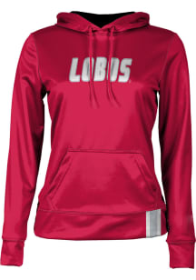 ProSphere New Mexico Lobos Womens Red Solid Hooded Sweatshirt