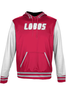 ProSphere New Mexico Lobos Youth Red Letterman Long Sleeve Hoodie