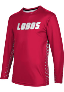 ProSphere New Mexico Lobos Red Geometric Long Sleeve T Shirt