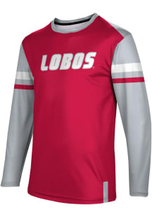 ProSphere New Mexico Lobos Red Old School Long Sleeve T Shirt