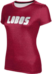 ProSphere New Mexico Lobos Womens Red Heather Short Sleeve T-Shirt