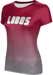 ProSphere New Mexico Lobos Womens Red Ombre Short Sleeve T-Shirt