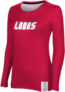 ProSphere New Mexico Lobos Womens Red Solid LS Tee