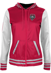 ProSphere New Mexico Lobos Womens Red Letterman Light Weight Jacket