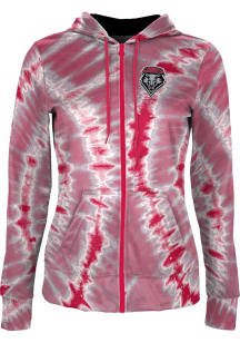 ProSphere New Mexico Lobos Womens Red Tie Dye Light Weight Jacket