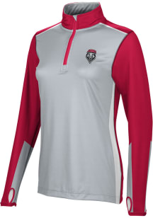 ProSphere New Mexico Lobos Womens Red Counter 1/4 Zip Pullover