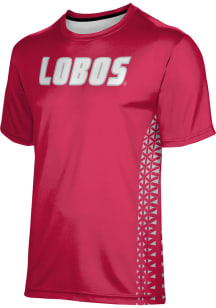 ProSphere New Mexico Lobos Youth Red Geometric Short Sleeve T-Shirt