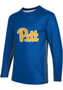 ProSphere Pitt Panthers Blue Geometric Long Sleeve T Shirt