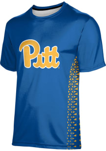 ProSphere Pitt Panthers Blue Geometric Short Sleeve T Shirt