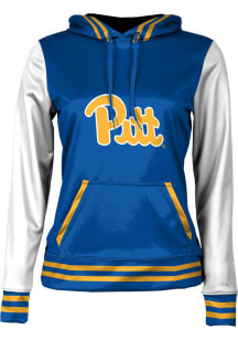 ProSphere Pitt Panthers Womens Blue Letterman Hooded Sweatshirt