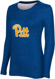 ProSphere Pitt Panthers Womens Blue Heather LS Tee