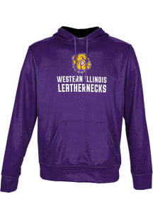 ProSphere Western Illinois Leathernecks Youth Purple Heather Long Sleeve Hoodie
