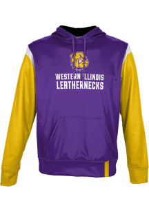 ProSphere Western Illinois Leathernecks Youth Purple Tailgate Long Sleeve Hoodie