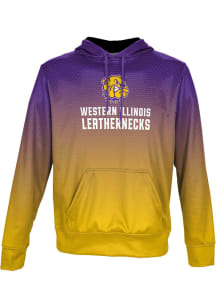 ProSphere Western Illinois Leathernecks Youth Purple Zoom Long Sleeve Hoodie