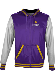 ProSphere Western Illinois Leathernecks Youth Purple Letterman Light Weight Jacket