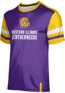 ProSphere Western Illinois Leathernecks Youth Purple Old School Short Sleeve T-Shirt