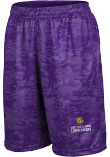 ProSphere Western Illinois Leathernecks Mens Purple Digital Shorts
