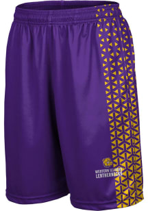 ProSphere Western Illinois Leathernecks Mens Purple Geometric Shorts