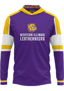 ProSphere Western Illinois Leathernecks Mens Purple Throwback Long Sleeve Hoodie