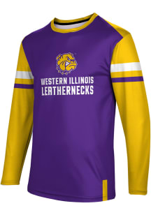 ProSphere Western Illinois Leathernecks Purple Old School Long Sleeve T Shirt