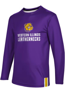 ProSphere Western Illinois Leathernecks Purple Solid Long Sleeve T Shirt