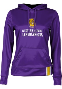 ProSphere Western Illinois Leathernecks Womens Purple Solid Hooded Sweatshirt