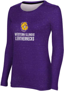 ProSphere Western Illinois Leathernecks Womens Purple Heather LS Tee