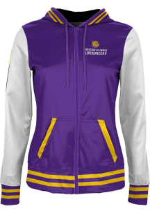 ProSphere Western Illinois Leathernecks Womens Purple Letterman Light Weight Jacket