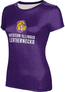 ProSphere Western Illinois Leathernecks Womens Purple Heather Short Sleeve T-Shirt