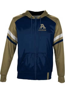 ProSphere Akron Zips Mens Blue Old School Light Weight Jacket