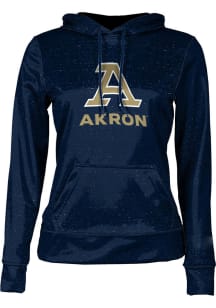 ProSphere Akron Zips Womens Blue Heather Hooded Sweatshirt