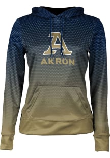 ProSphere Akron Zips Womens Blue Zoom Hooded Sweatshirt