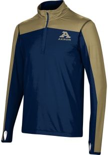 ProSphere Akron Zips Mens Blue Sharp Long Sleeve 1/4 Zip Pullover