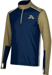 ProSphere Akron Zips Mens Blue Counter Long Sleeve 1/4 Zip Pullover