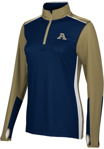 ProSphere Akron Zips Womens Blue Counter 1/4 Zip Pullover
