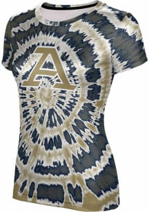 ProSphere Akron Zips Womens Blue Tie Dye Short Sleeve T-Shirt
