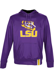 ProSphere LSU Tigers Youth Purple Solid Long Sleeve Hoodie