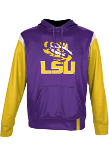 ProSphere LSU Tigers Youth Purple Tailgate Long Sleeve Hoodie