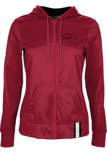 ProSphere Arkansas Razorbacks Womens Red Solid Light Weight Jacket