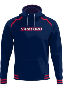 ProSphere Samford University Bulldogs Mens Navy Blue Classic Long Sleeve Hoodie