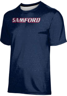 ProSphere Samford University Bulldogs Navy Blue Heather Short Sleeve T Shirt