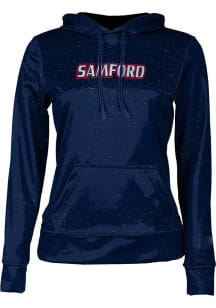 ProSphere Samford University Bulldogs Womens Navy Blue Heather Hooded Sweatshirt