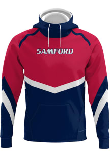 ProSphere Samford University Bulldogs Mens Navy Blue Legacy Long Sleeve Hoodie