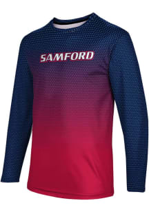ProSphere Samford University Bulldogs Navy Blue Zoom Long Sleeve T Shirt