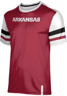 ProSphere Arkansas Razorbacks Youth Red Old School Short Sleeve T-Shirt