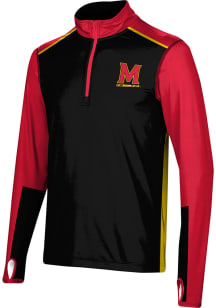 ProSphere Maryland Terrapins Mens Red Counter Long Sleeve 1/4 Zip Pullover