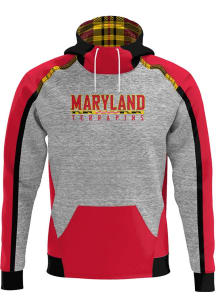 ProSphere Maryland Terrapins Mens Red Heritage Long Sleeve Hoodie