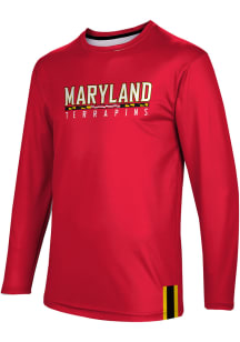 ProSphere Maryland Terrapins Red Solid Long Sleeve T Shirt