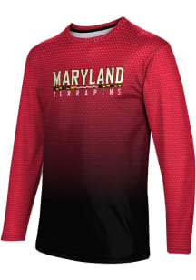 ProSphere Maryland Terrapins Red Zoom Long Sleeve T Shirt